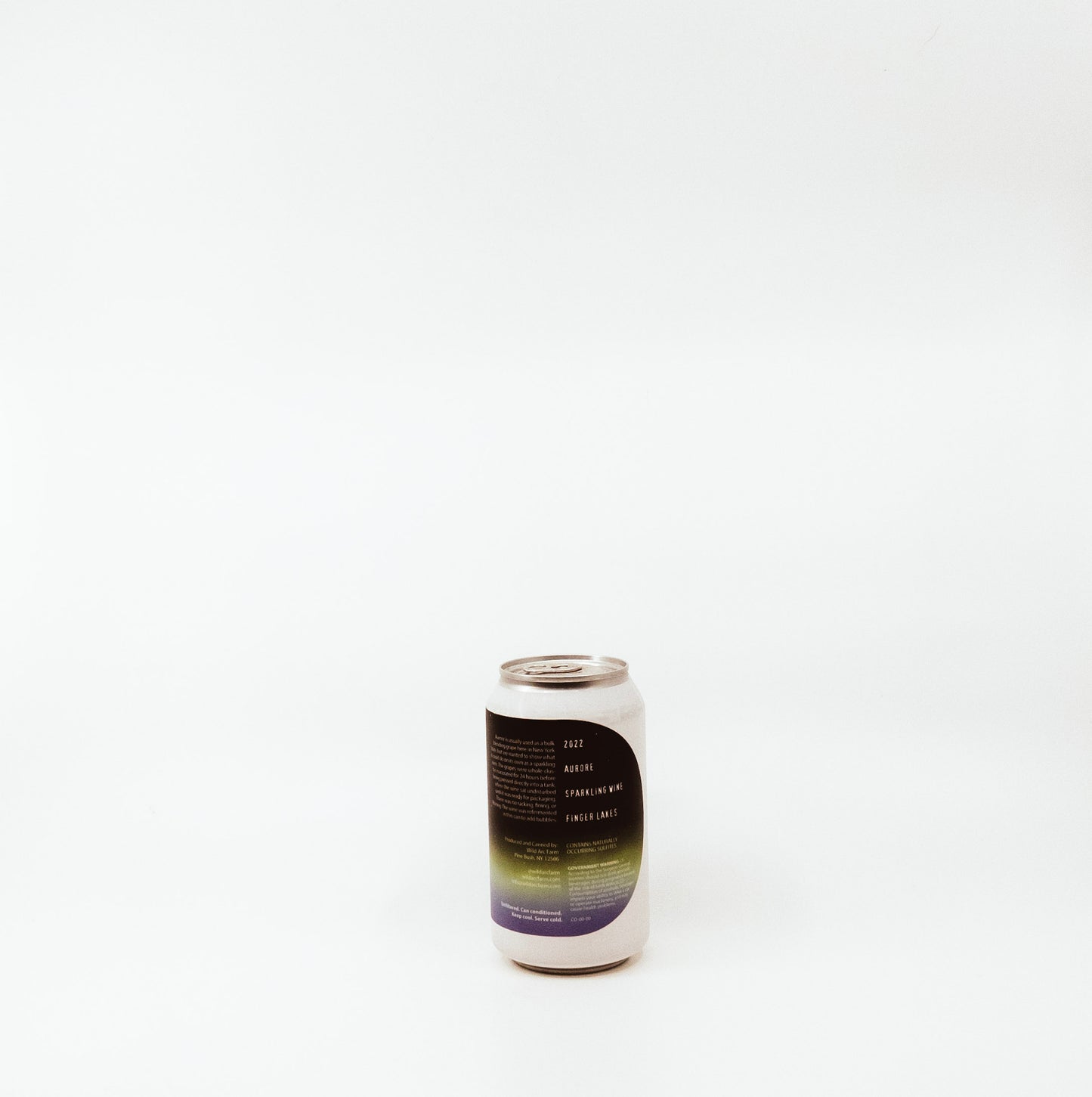 back of can with black label