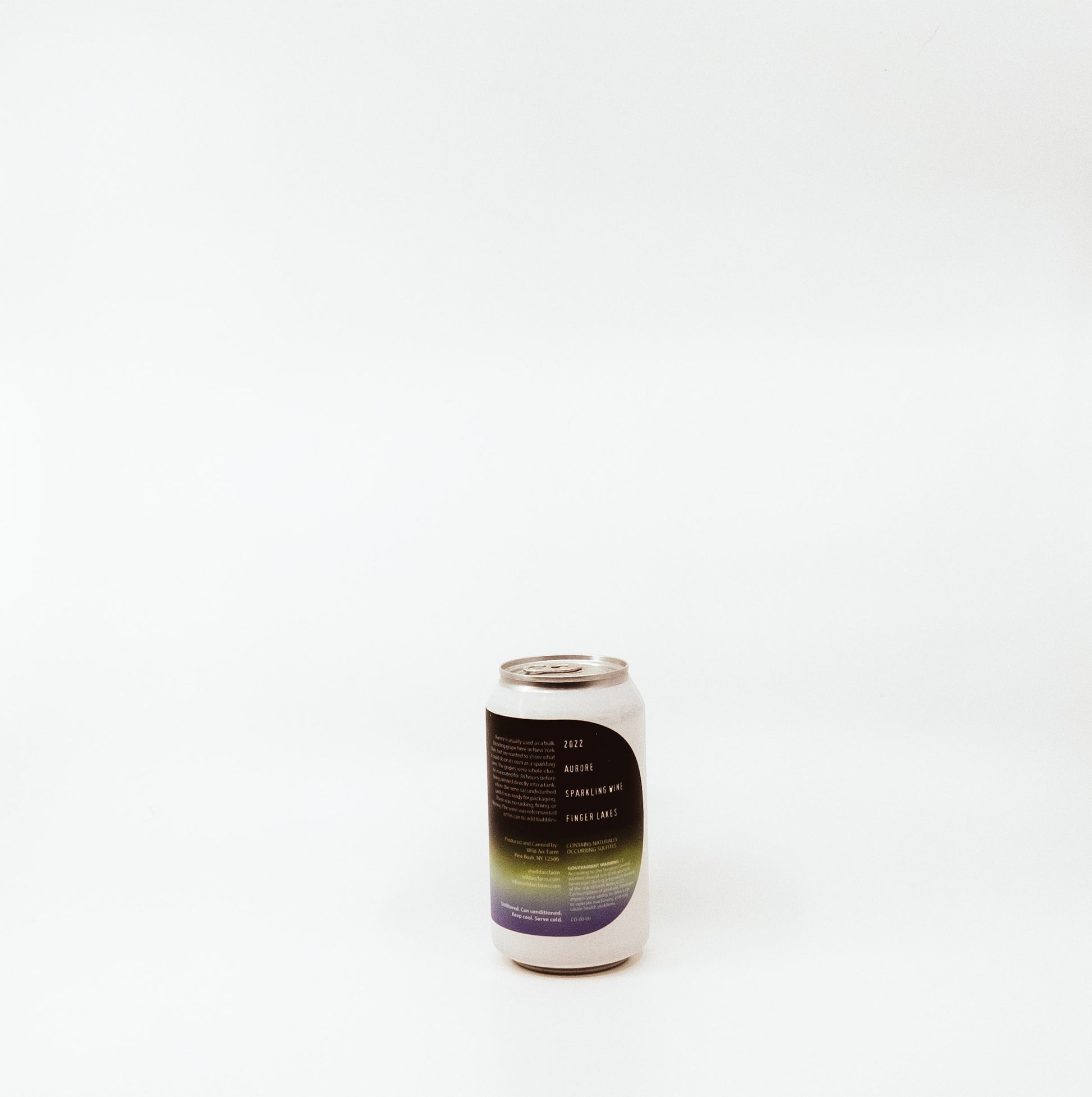 back of can with black label