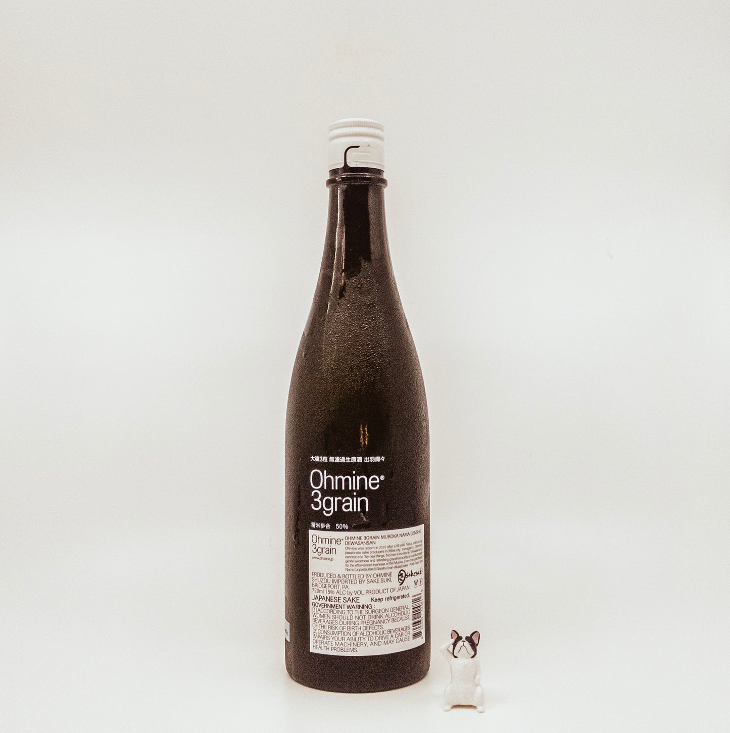 Ohmine "3 Grain Dewasansan" Muroka Nama Genshu