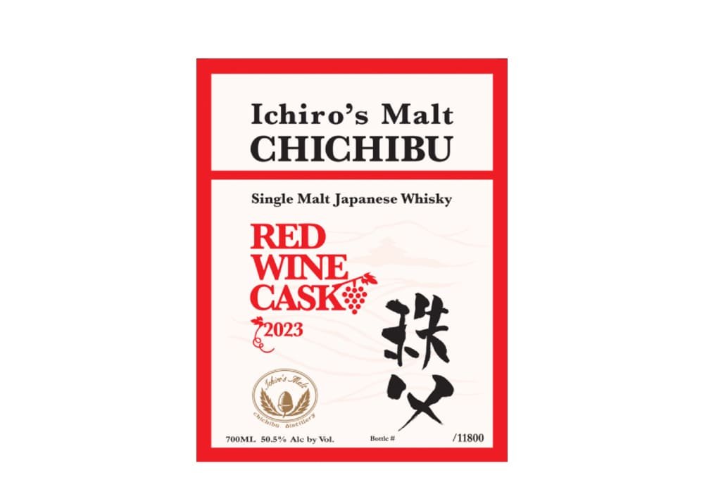 Ichiro's Malt Chichibu 'Red Wine Cask 2023' Single Malt Japanese Whisky
