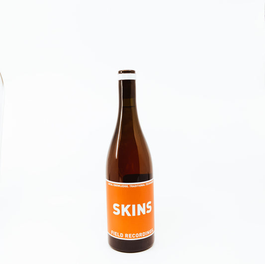 brown skins bottle with orange label