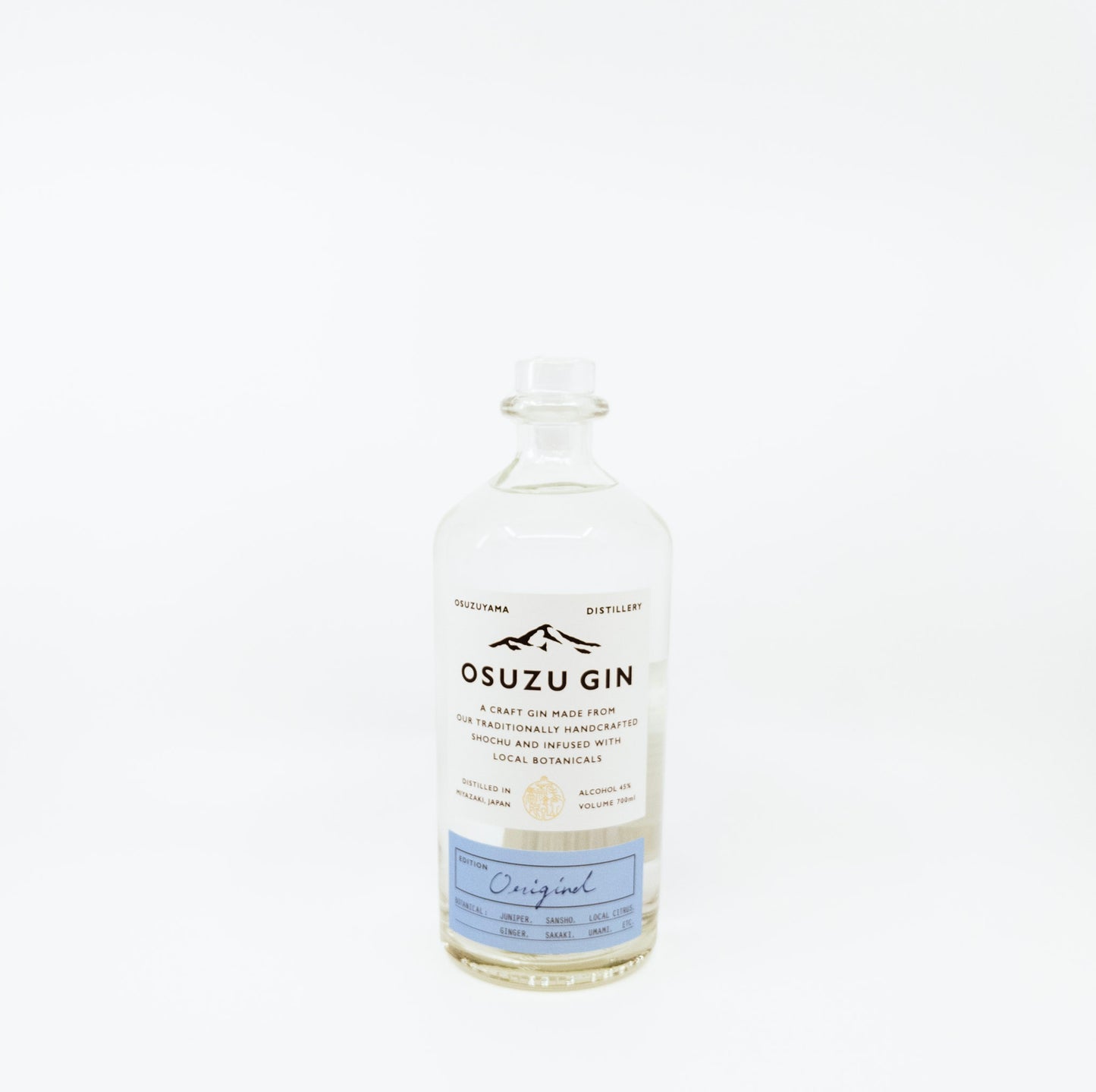 bottle of osuzu gin