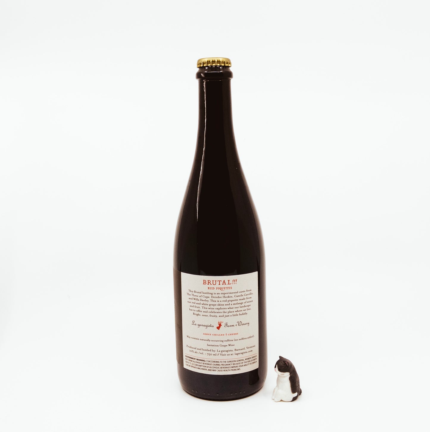 La Garagista "Brutal!!! Sparkling Red Piquette" [750ml]