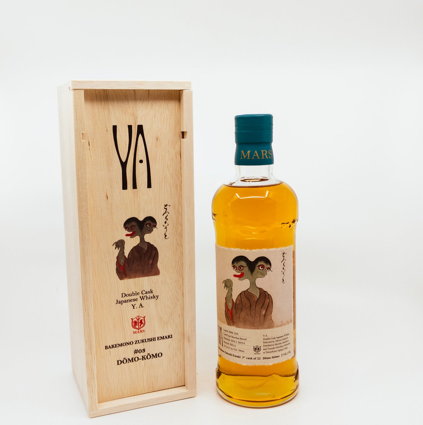 Single Malt Whisky, 'Y.A. Bakemono - Double Cask 2008, 2291', Mars Whisky