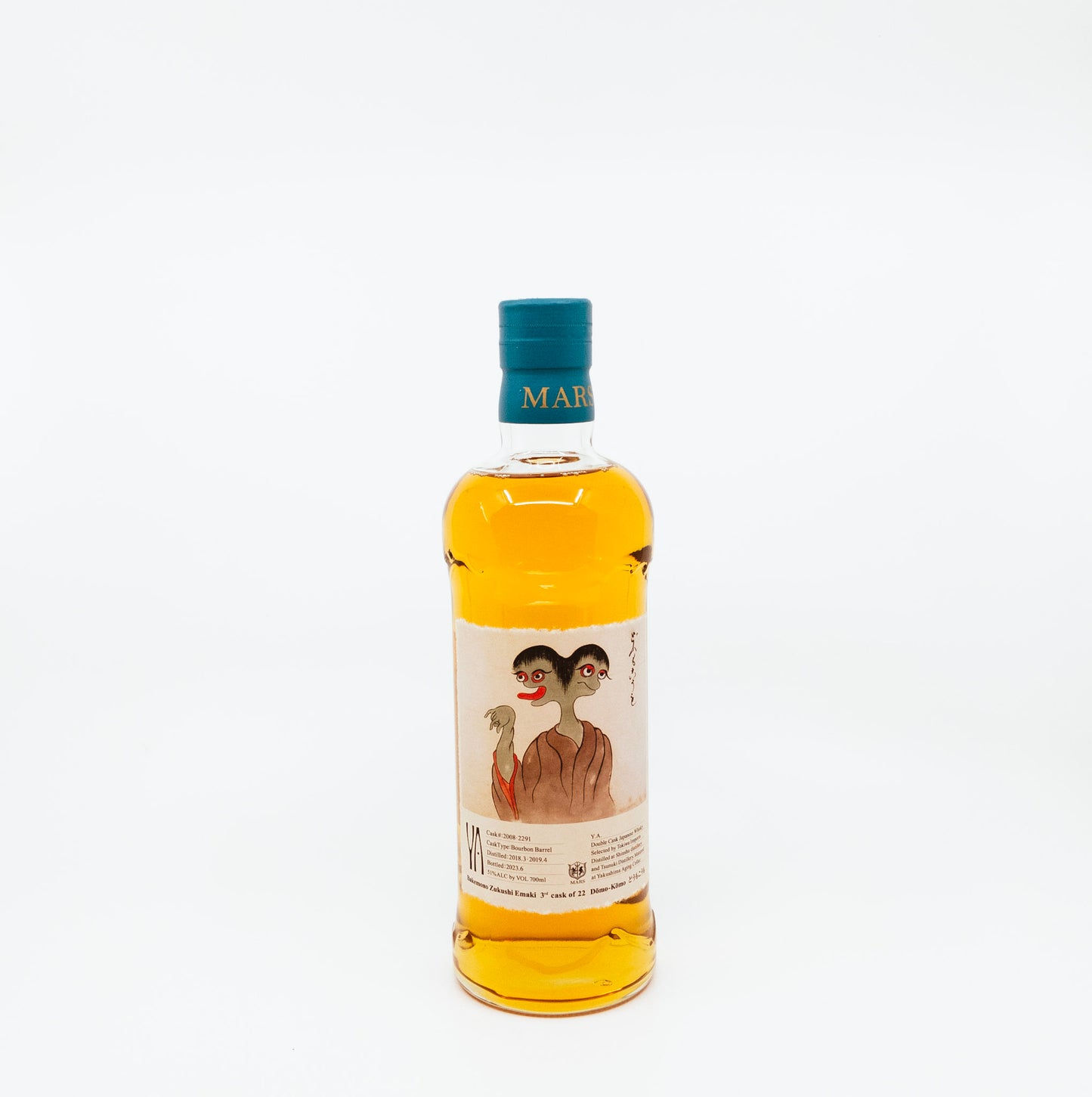 Single Malt Whisky, 'Y.A. Bakemono - Double Cask 2008, 2291', Mars Whisky