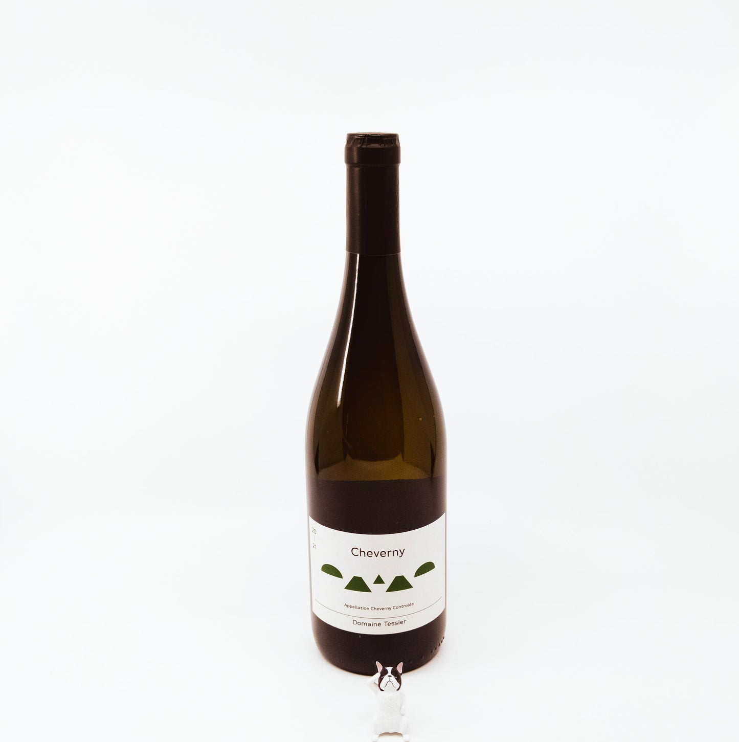 bottle with shapes on label