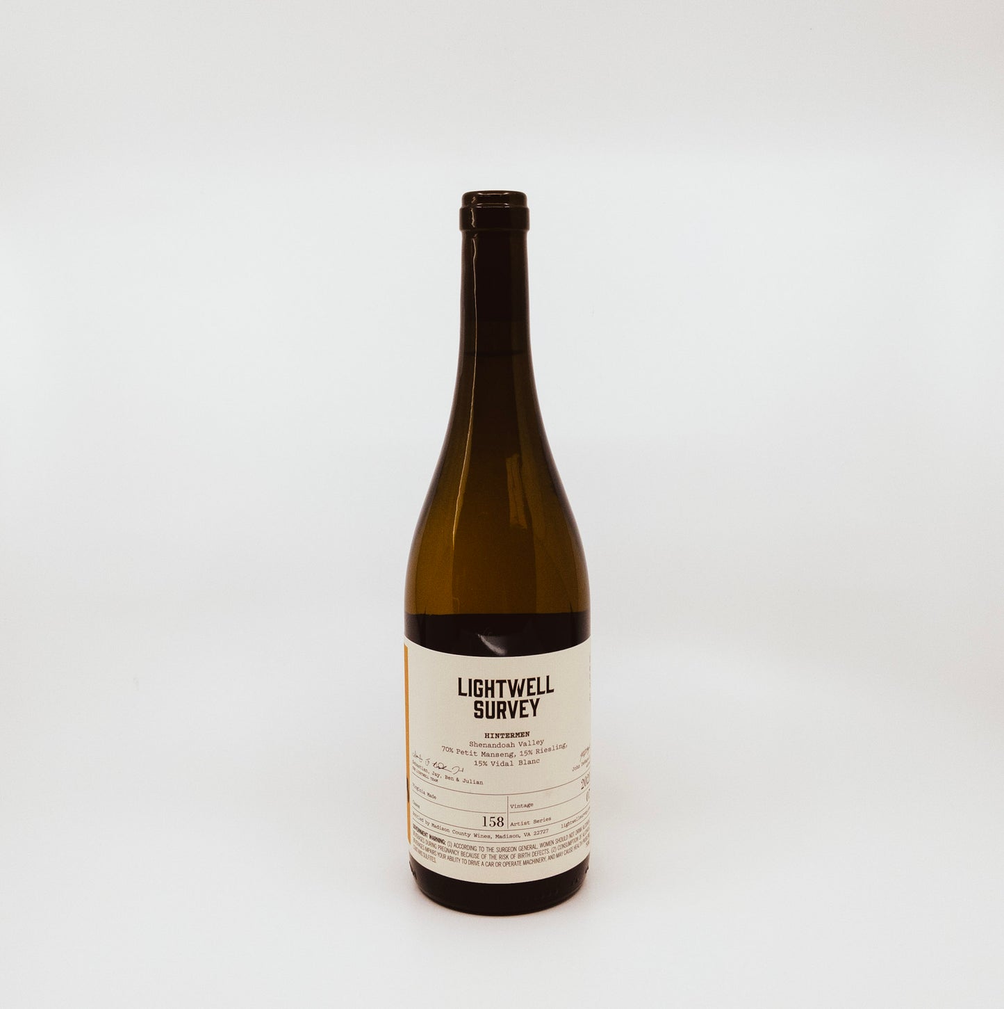Lightwell Survey "Hintermen" Shenandoah Valley White [750ml]