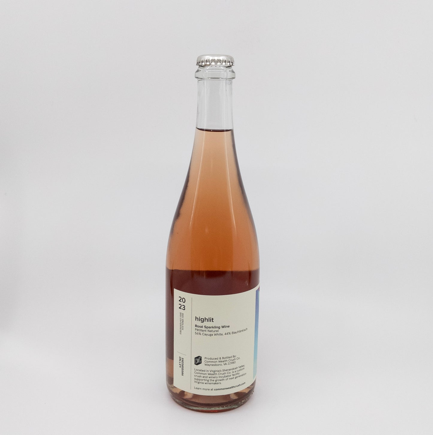 Common Wealth Crush "Highlit Shenandoah Valley Sparkling Rose"