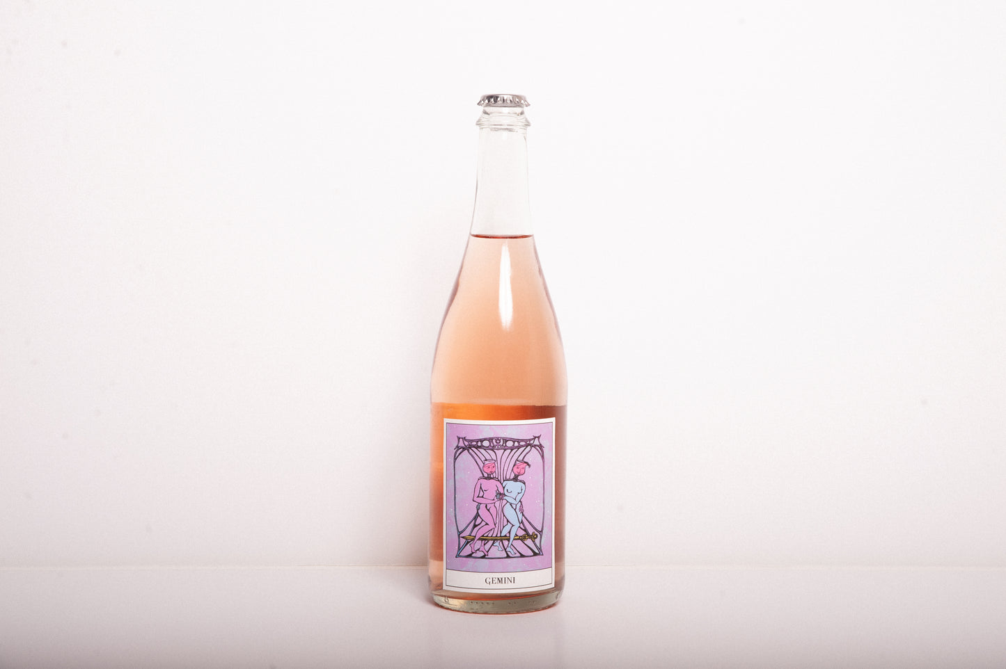 Gemini (Bubbly Rosé) Sun Moon Rising