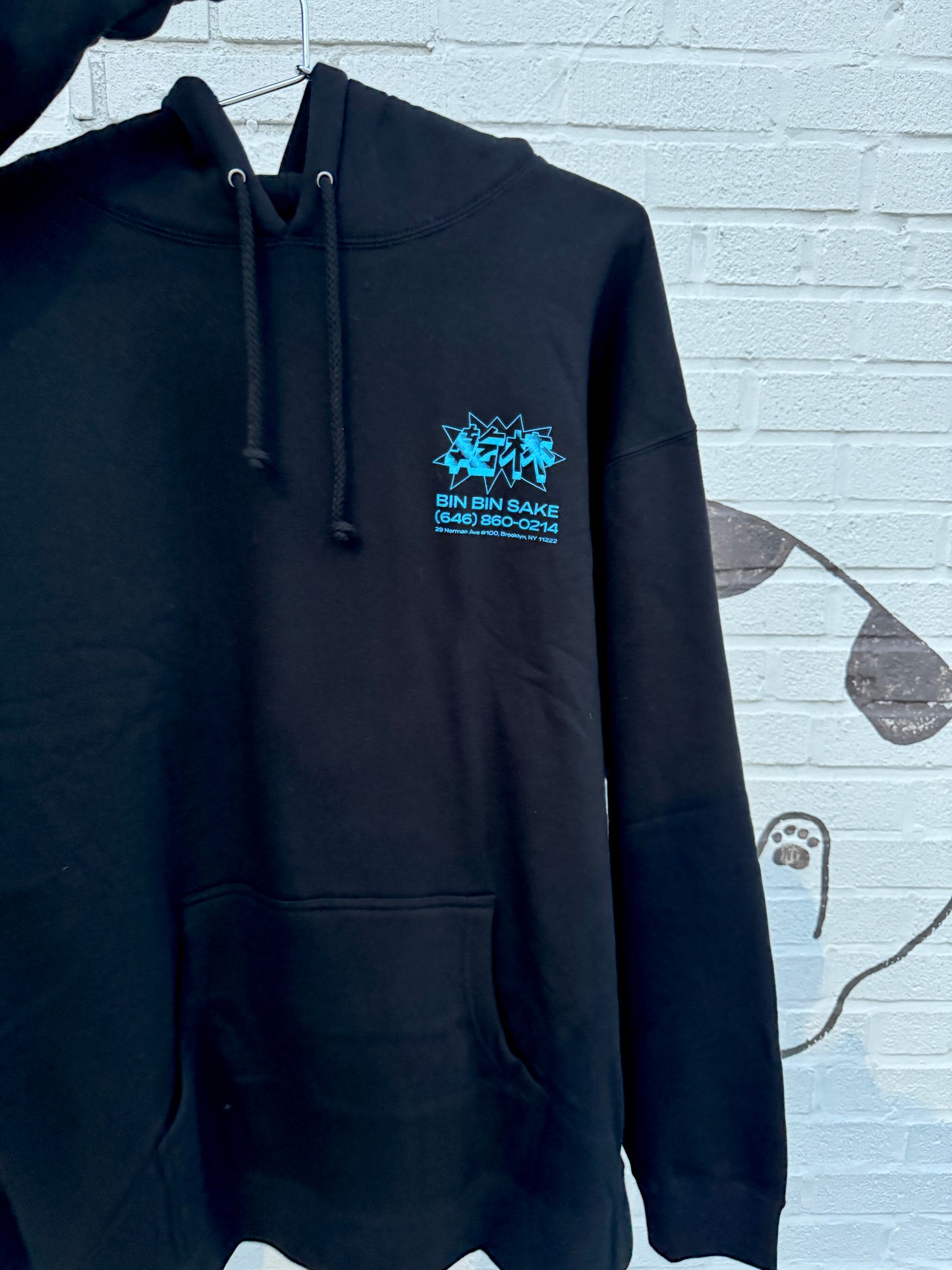 black bin bin sake sweatshirt