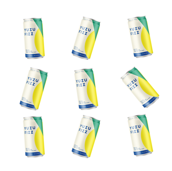yuzu Brooklyn Kura 'Yuzu Fizz' 250ml Can – Bin Bin Sake New York