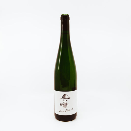 skinny bottle with pipe graphic on white label