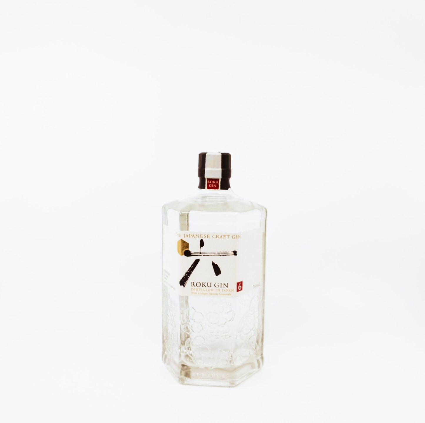 bottle of roku gin