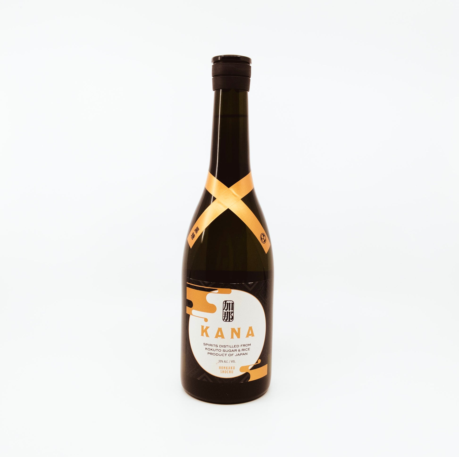 bottle of kana with white label