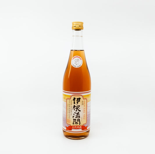 bottle with gold label