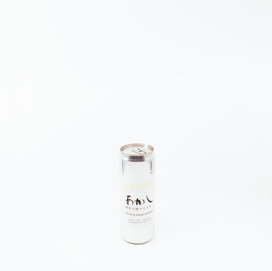 can of akashi with white label