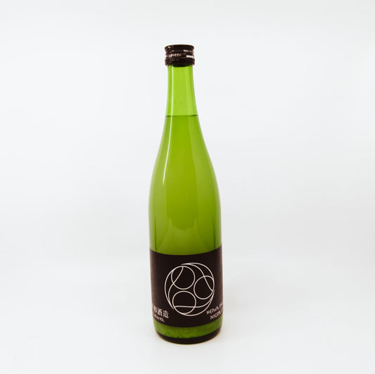 green bottle with black label